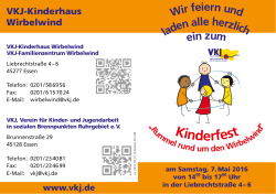 Wickelfalz A4 - VKJ, Verein für Kinder