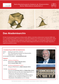 Poster als pdf (ca. 0,3 MB) - Berliner Mathematische Gesellschaft