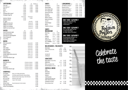 Food - Folsom Prison Diner