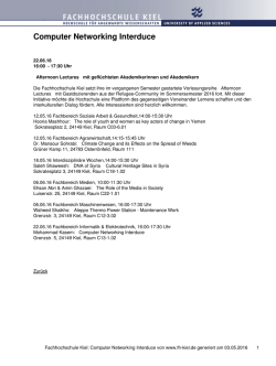 22.06.16 - Fachhochschule Kiel
