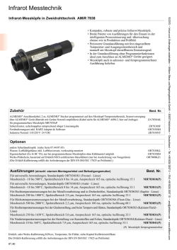 Infrarot Messtechnik