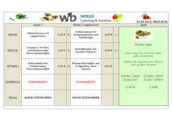 Himmelfahrt Himmelfahrt Kleiner Salat (Schüssel) 0,90 € Großer