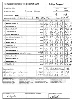 Page 1 Schiedsrichter Heim: Schiedsrichter Gast: Wiler Hornusser