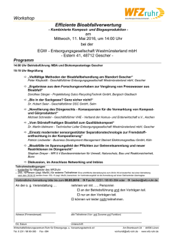 Effiziente Bioabfallverwertung - Kombinierte