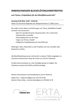 innerschweizer blockfl&ouml;tenlehrertreffen