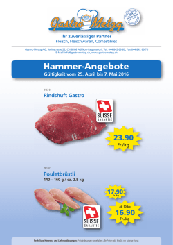 Hammer-Angebote - Gastro