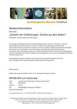 Führung Satourday Archäologisches Museum (pdf, 482