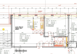 Grundrissplan 2.5 ZWG, 4. OG links