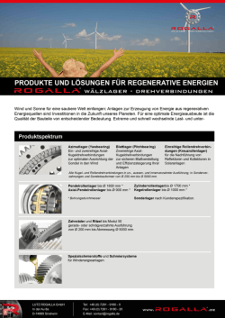 Infoflyer - Lutz Rogalla GmbH