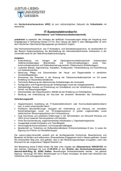 IT-Systemelektroniker/in -Informations