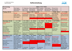 Helfereinteilung