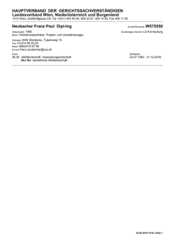 Druckansicht - Hauptverband