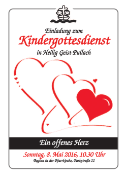Kinderwortgottesdienst