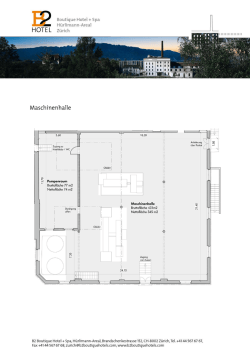 Grundriss - B2 Boutique Hotel