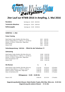 2ter Lauf zur KTWB 2016 in Ampfing, 1. Mai 2016