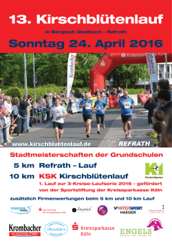 5 km Refrath – Lauf 10 km KSK Kirschblütenlauf