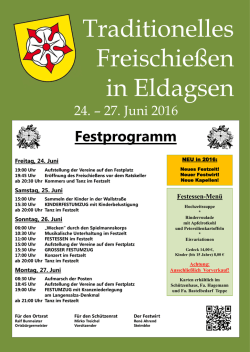 Festprogramm