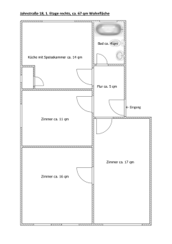 Jahnstra&szlig;e 18, 1. Etage rechts, ca. 67 qm Wohnfl&auml;che