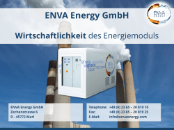 Das Energiemodul - Enva Energy GmbH
