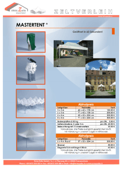 mastertent - Erma Zelte
