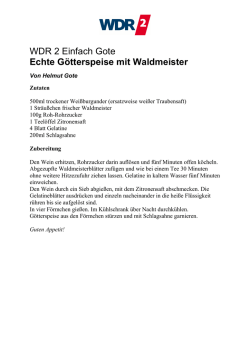 Echte G&ouml;tterspeise mit Waldmeister