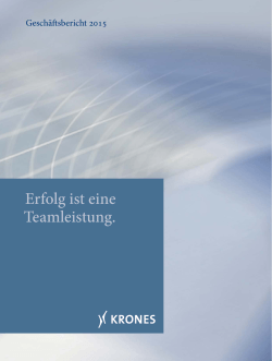 Erfolg ist eine Teamleistung.