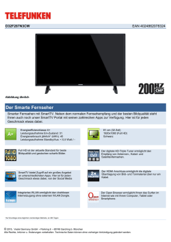 Der Smarte Fernseher A+