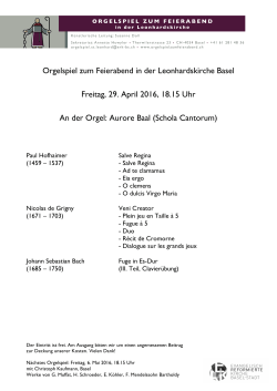 Programm_Baal_20160429 - Orgelspiel zum Feierabend