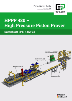 HPPP 480 – High Pressure Piston Prover