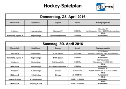 Spielplan - RTHC.de