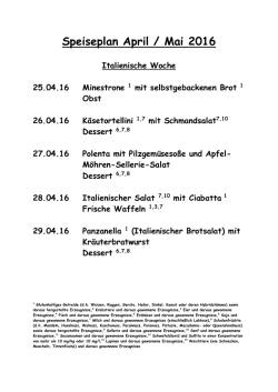 25.4. - 3.5. - Mosaikschule Marburg