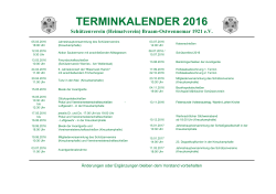 terminkalender 2016 - Schuetzenverein Braam Ostwennemar