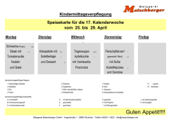 Guten Appetit!!!! - Mittelschule Buchloe