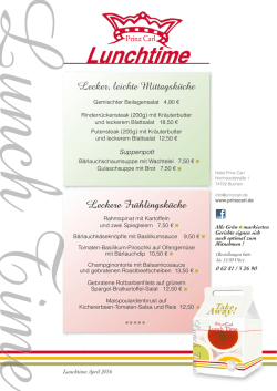 Lunchtime - Prinz Carl