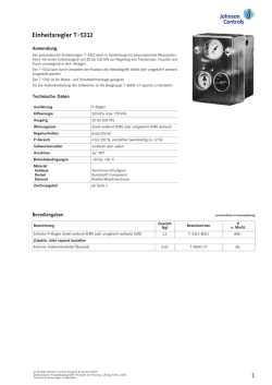 Einheitsregler T-5312