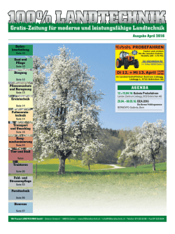 AGENDA - 100% Landtechnik