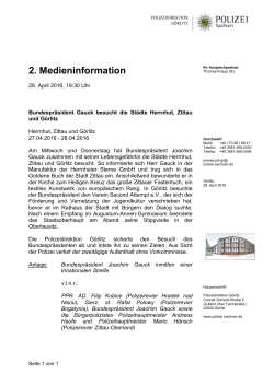 Medieninformation - Polizei Sachsen