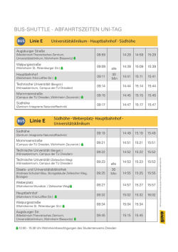 UNI LIVE Schnupperstudium