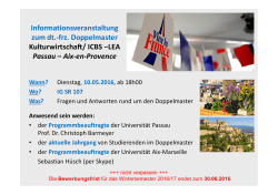 Informationsveranstaltung