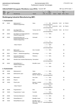 IMF - Hochschule Furtwangen