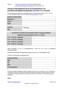 14 Abs. 3 S. 2 LAufnG - Landesamt für Soziales und Versorgung des