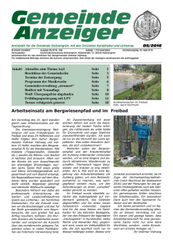 Gemeinde Anzeiger
