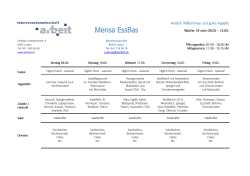 Menüplan Wo 19 - IG
