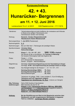 Kurz - MSC Idarwald