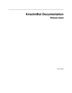 KirschnBot Documentation