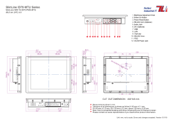 SlimLine WM 19-ID70-PMA-MTU (Multi-Touch) Industrie-Panel