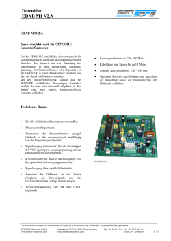 Datenblatt EDAB M1 V2.X - SENSORE Electronic GmbH