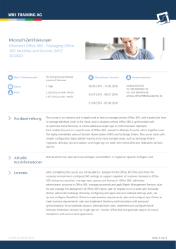 Microsoft Office 365 - Managing Office 365
