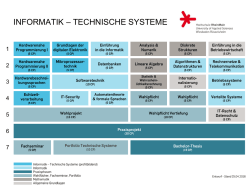 INFORMATIK &ndash; TECHNISCHE SYSTEME