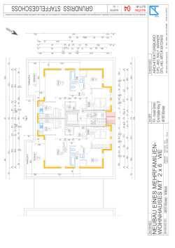 MFH 1 BA 04 Grundriss Staffelgeschoss Model (1